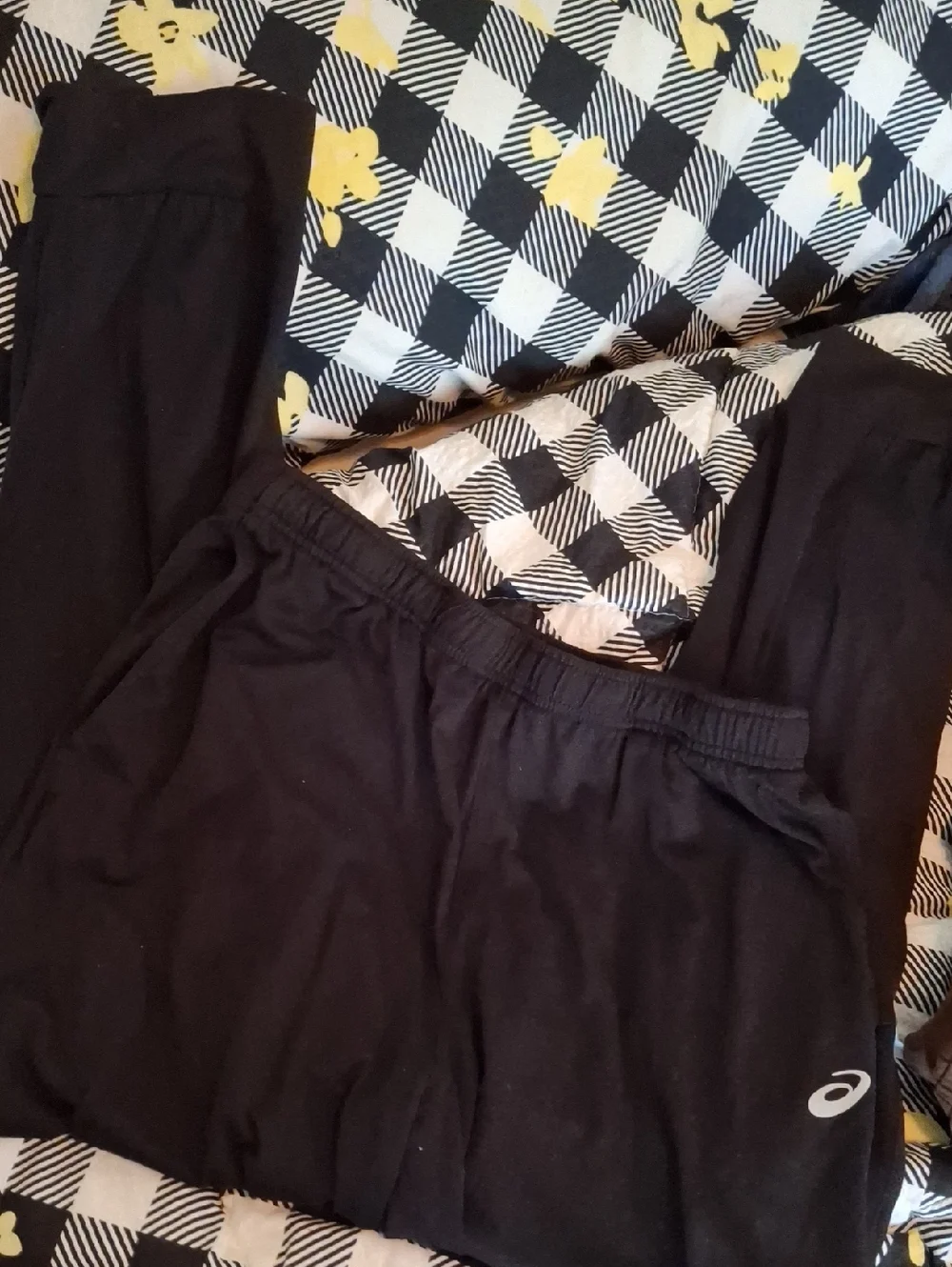 Asics Black Performance Track Pants